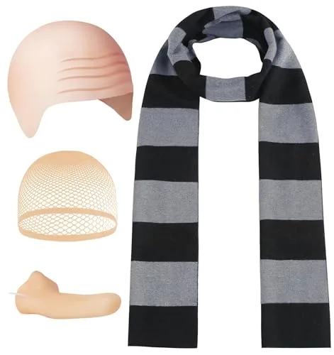 Four Pieces, One Bald-Villain Look
